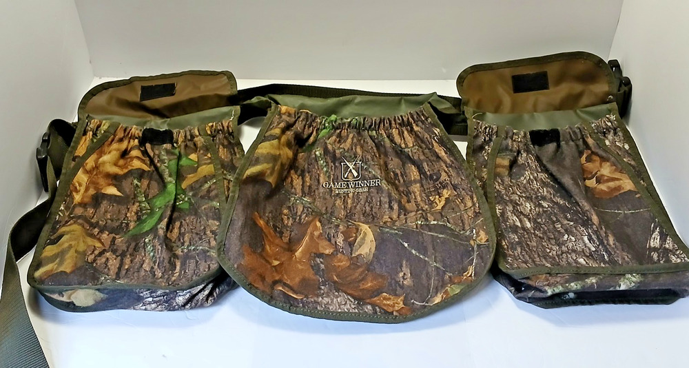 Game WinnerCamo Hunting Game Bag Belt Utility 3-Pouch Outdoor Gear Fowl Dove etc